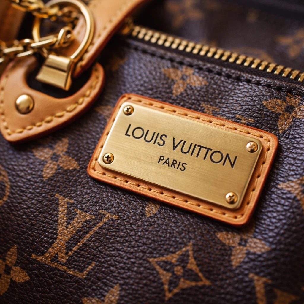 Precision metal branding components used in luxury goods to enhance visual quality and brand presence