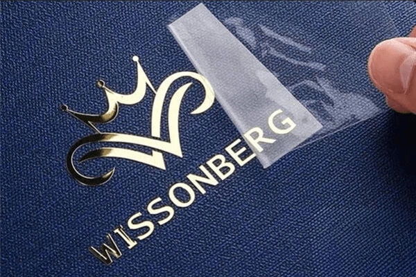 Metal logo sticker mounted on product housing - Himgo