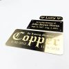 Durable Custom Aluminum Labels for Heavy-Duty Use