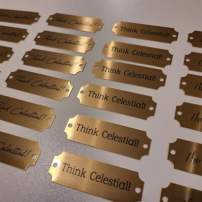 Custom Metal Labels for Industrial Machinery | Durable Tags