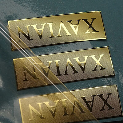 Custom-metal-stickers-for-automotive-use
