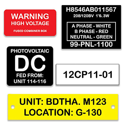 Custom Metal Labels for Name Tags | Stainless Steel Material