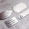 Industrial Custom Aluminum Metal Labels for Machines
