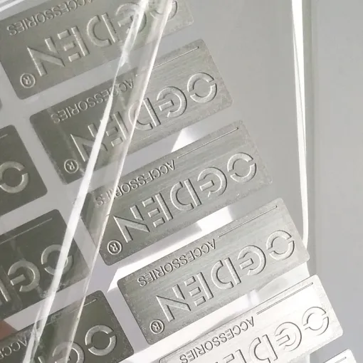 Metal nameplates for electronics
