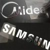 Close-up of ultra-thin nickel metal stickers showcasing custom logo engraving and sleek design for branding applications.