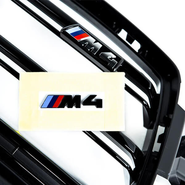Custom-brushed-metal-car-emblem-badge