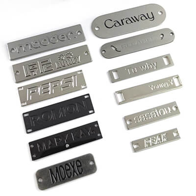 Custom-logo-plate-in-stainless-steel-for-outdoor-equipment