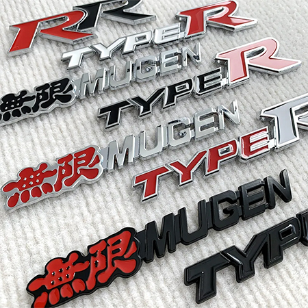 Electroplated-metal-emblem-for-sports-car-rear
