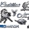 Electroplated-metal-emblem-for-sports-car-rear