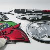 Weatherproof-metal-badge-for-car-hood