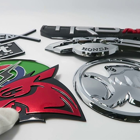 Weatherproof-metal-badge-for-car-hood