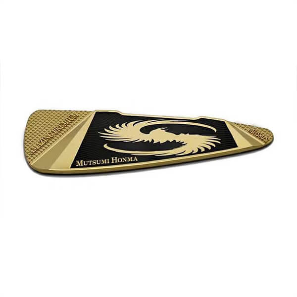 customized-logo-metal-emblem-on-electronic-device
