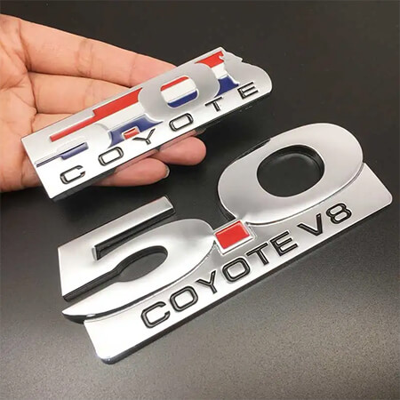 engraved-metal-car-stickers-with-a-shiny-finish