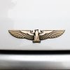 Gunmetal Finish Metal Decal Badges for Automotive Branding