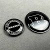 custom metal car logo with adhesive backing for vehicle branding