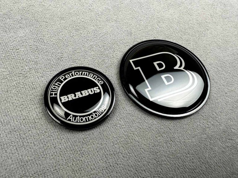 custom metal car logo with adhesive backing for vehicle branding
