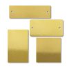 Blank Brass Tags – In Stock, Customizable on Request
