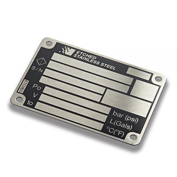 Blank Metal Name Plates – Standard or Custom Sizes