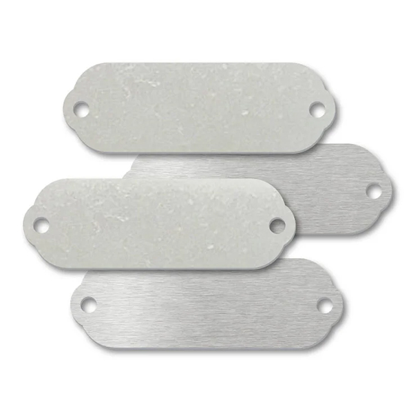 Blank Aluminum Name Plates – Stock & Custom Sizes
