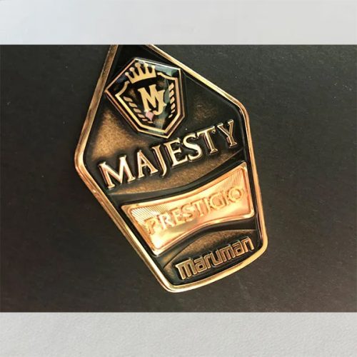 OEM Gunmetal Metal Decal Badge Manufacturer – Bulk Supply