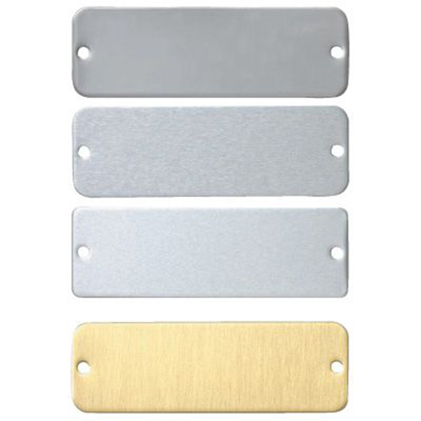 Blank Aluminum Name Plates – Stock & Custom Sizes