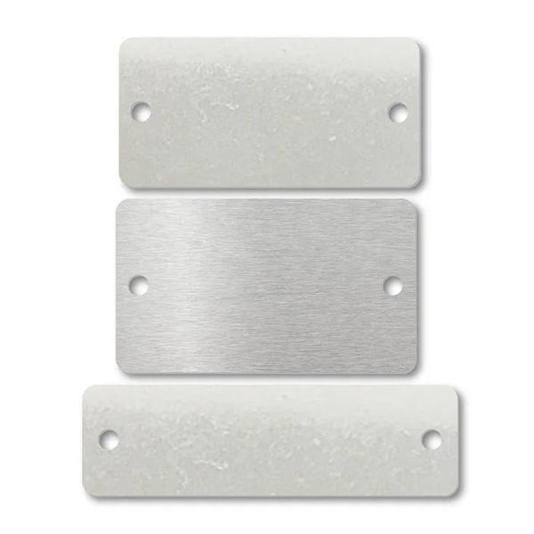 Blank Aluminum Name Plates – Stock & Custom Sizes
