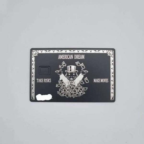 Black Metal Bank Card Blanks – OEM Manufacturer