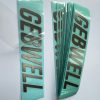 Industrial Equipment Metal Logo Stickers – Durable Aluminum, MOQ 500