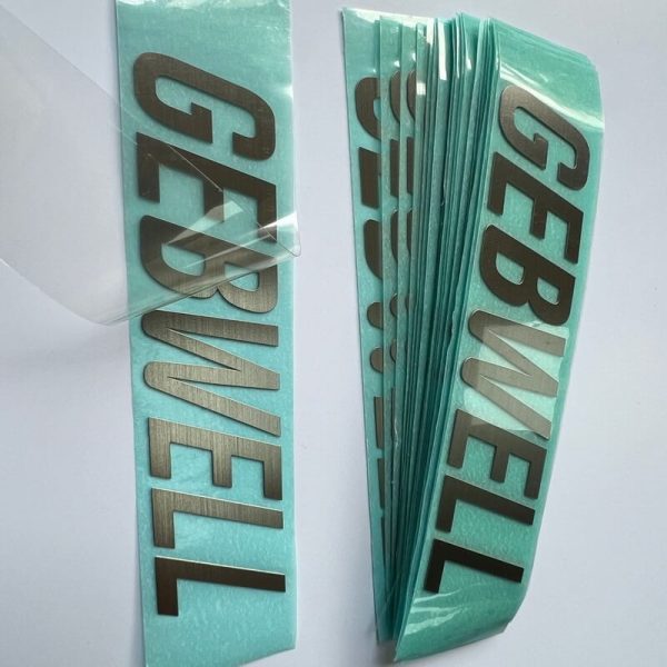 Custom-shape-metal-logo-stickers-with-strong-adhesive-backing Home Appliance Metal Brand Stickers – Brushed Stainless Steel, From <img loading=