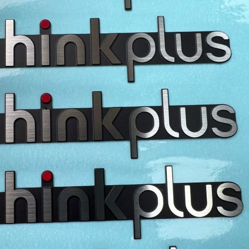 Industrial Equipment Metal Logo Stickers – Durable Aluminum, MOQ 500
