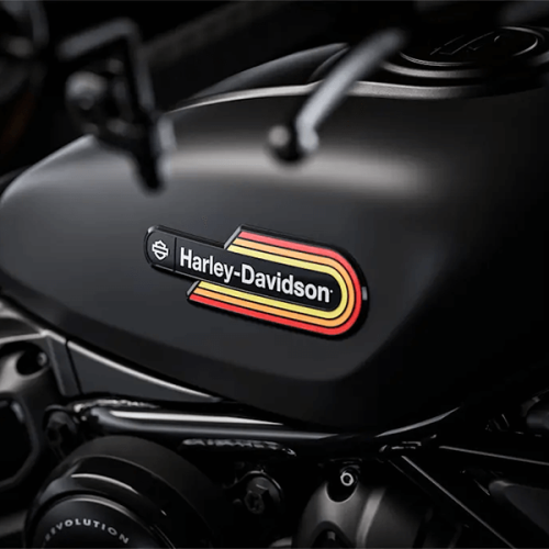 Matte-black-motorcycle-badge-for-high-performance-bikes