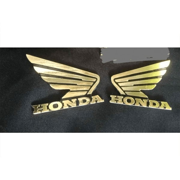 Motorcycle-tank-emblem-with-laser-engraved-brand-logo