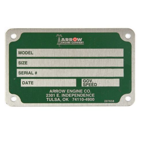 Custom Machine Nameplates – Engraved for Industrial Equipment