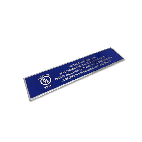 Flexible Foil Metal Nameplates – Ultra-Thin for Curved Surfaces