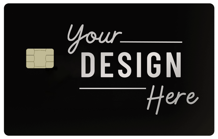 Custom metal bank card sample showcasing brushed stainless steel finish