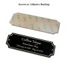 Adhesive-Backed Metal Nameplates – Easy to Install on Flat Surfaces