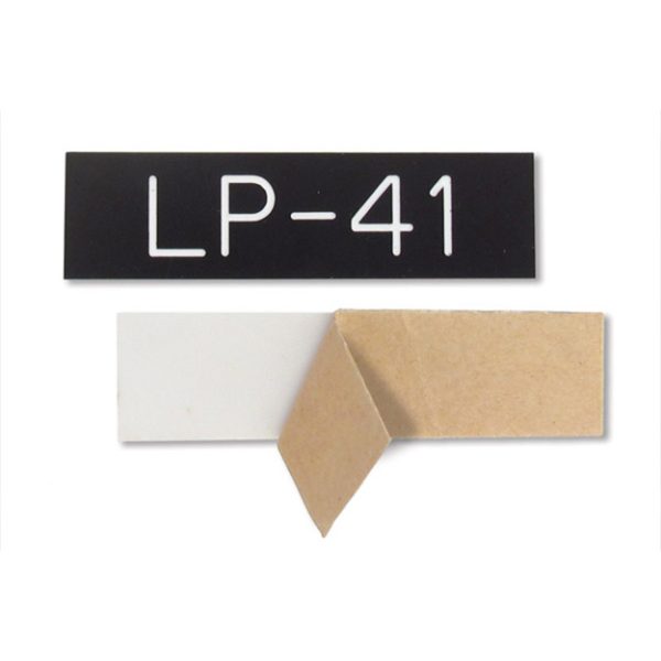 Adhesive-Backed Metal Nameplates – Easy to Install on Flat Surfaces