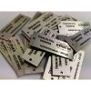 Laser Engraved Metal Nameplates – Industrial Grade 2"x5"