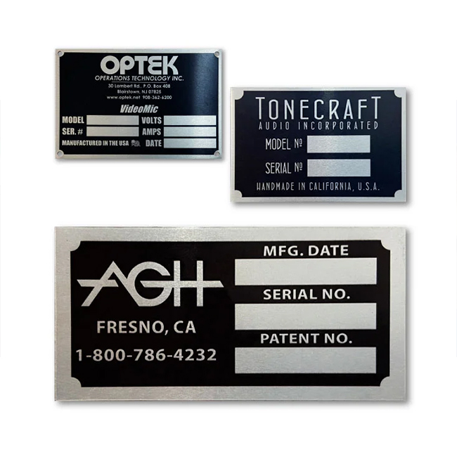 Metal-asset-tag-with-unique-ID-for-inventory-tracking