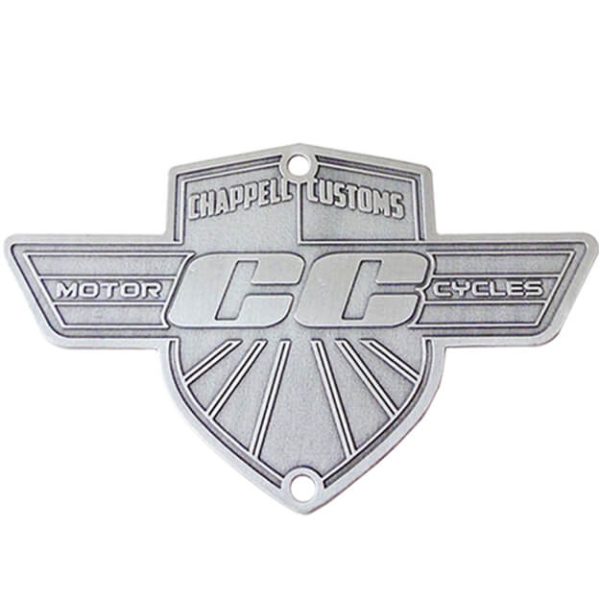 Custom Metal Logo Signs – Outdoor Durable, Brushed Finish