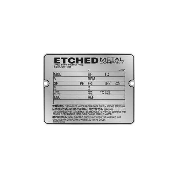 Weather-resistant-metal-nameplate-for-outdoor-equipment