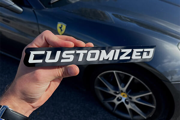 Custom Car Emblems – Metal 3D, Embossed & Engraved Logos