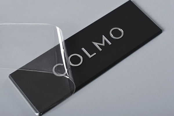 engraved nameplate for electronic appliance