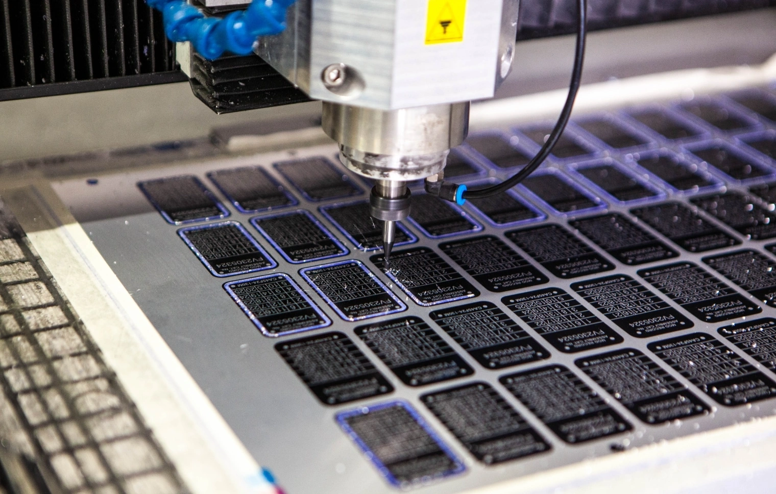 Custom aluminum nameplate applications across equipment electronics appliances and branded products - Himgo