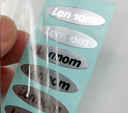 	Batch-produced custom metal label stickers with surface inspection - Himgo