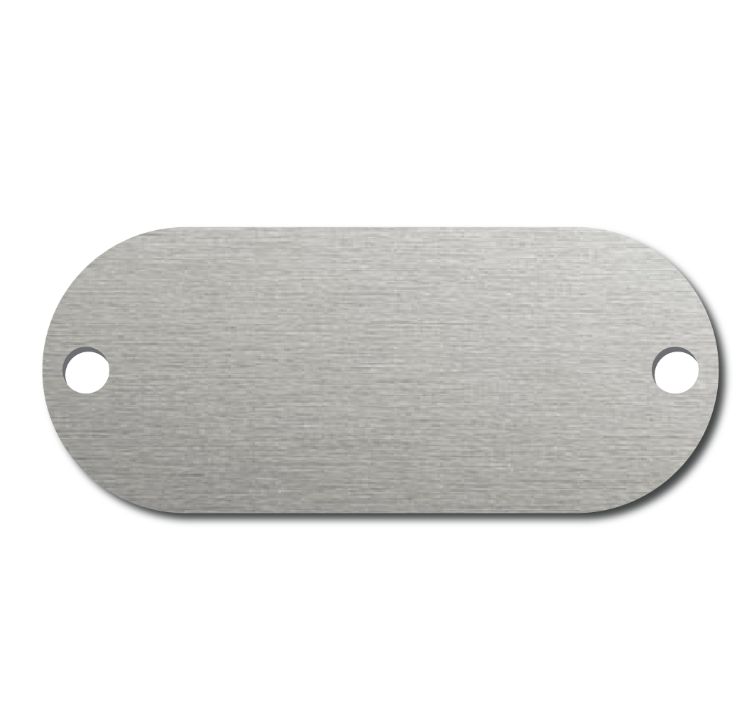 	Small blank metal nameplates for serial marking - Himgo