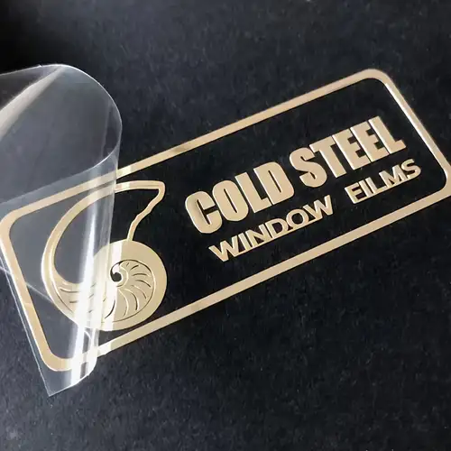 Metal label sticker with QR code and serial number marking - Himgo