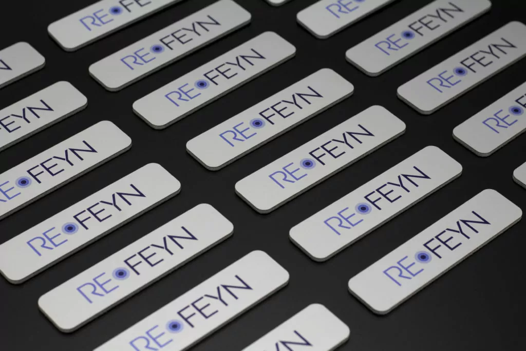 Custom engraved metal tags for industrial handling abrasion and outdoor use