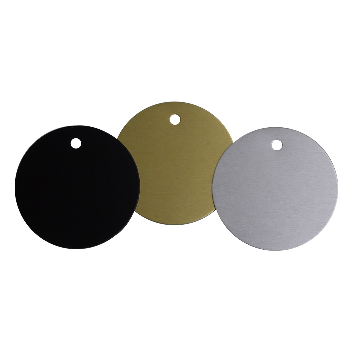 Inspection of blank metal nameplate thickness and hole position - Himgo